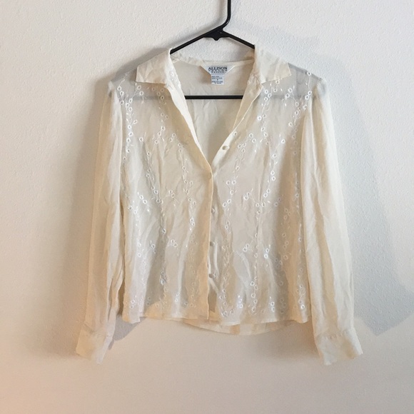 Vintage Tops - Vintage silk blouse